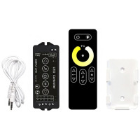  W+WW Контроллер RF Music 2-канальный 12А DC12-24V Радио - Сенсорный 8 кнопок